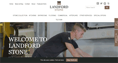 Desktop Screenshot of landfordstone.co.uk