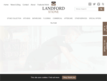 Tablet Screenshot of landfordstone.co.uk